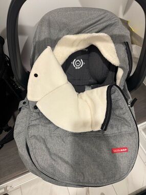 Skip Hop Grey Infant Car Seat Cover